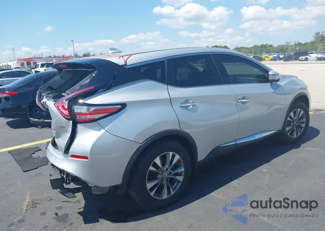 2017 Nissan Murano S из США, поврежденный, VIN 5N1AZ2MH2HN158341